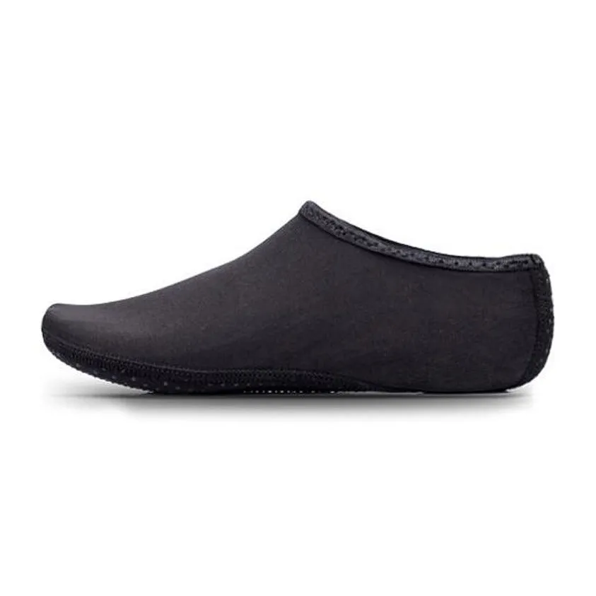 (1 pair) size L universal beach bathing shoes water shoes swimming shoes (size 37-38) - black
