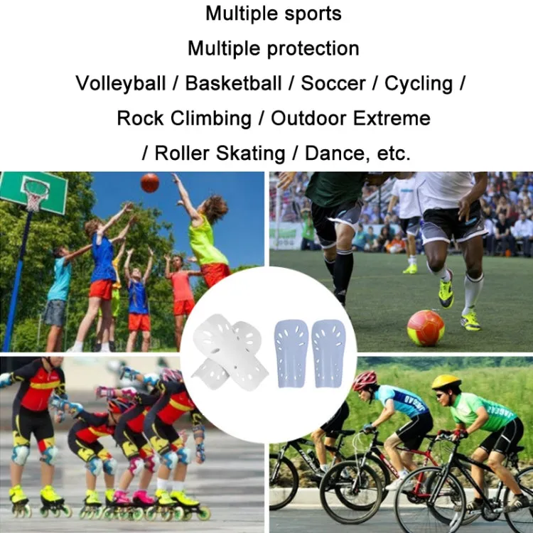 2 Pairs Football Shin Pads Professional Game Training Sports Knee Pads, Color: HTB01 Black L