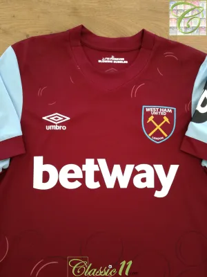 2023/24 West Ham Home Football Shirt (S)