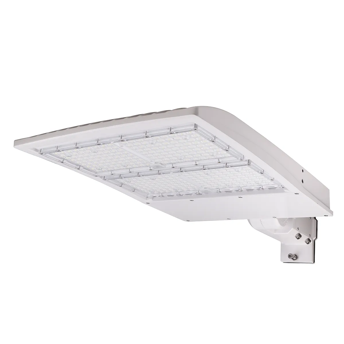 300W LED Pole Light With Photocell, White, 5700K, Equals 1050 Watt, Universal Mount, AC100-277V, Outdoor Area Lighting - LED Parking Lot Lights
