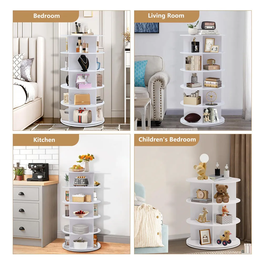 7 Tier Rotating Shoe Rack Tower 360 Spinning Vertical Shoe Storage Rack
