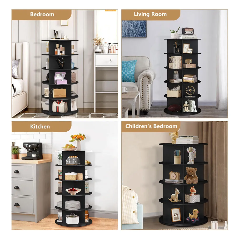 7 Tier Rotating Shoe Rack Tower 360 Spinning Vertical Shoe Storage Rack