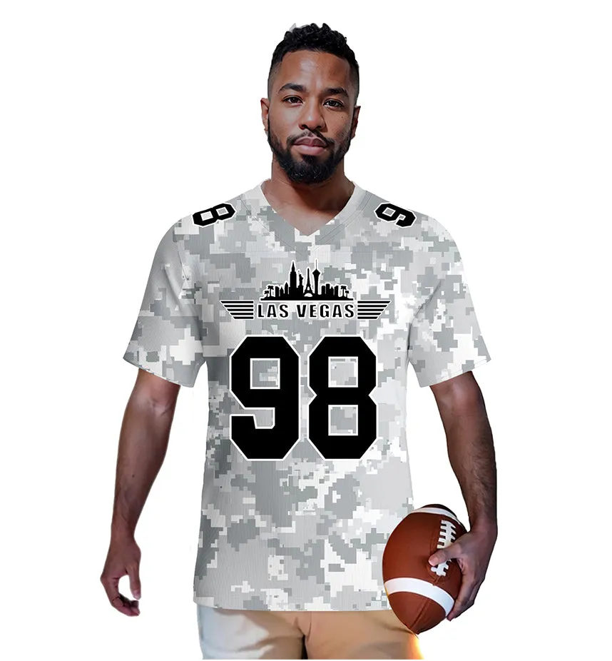#98 Crosby Las Vegas Raiders Jersey Salute to Star Players Camouflage Jersey American Football New Fashion Jersey