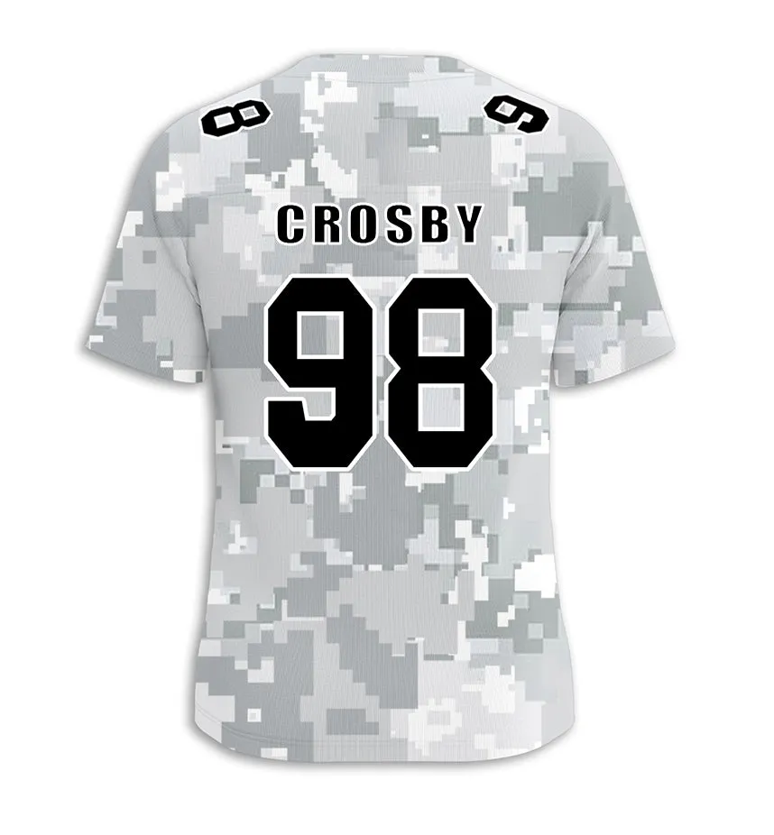 #98 Crosby Las Vegas Raiders Jersey Salute to Star Players Camouflage Jersey American Football New Fashion Jersey