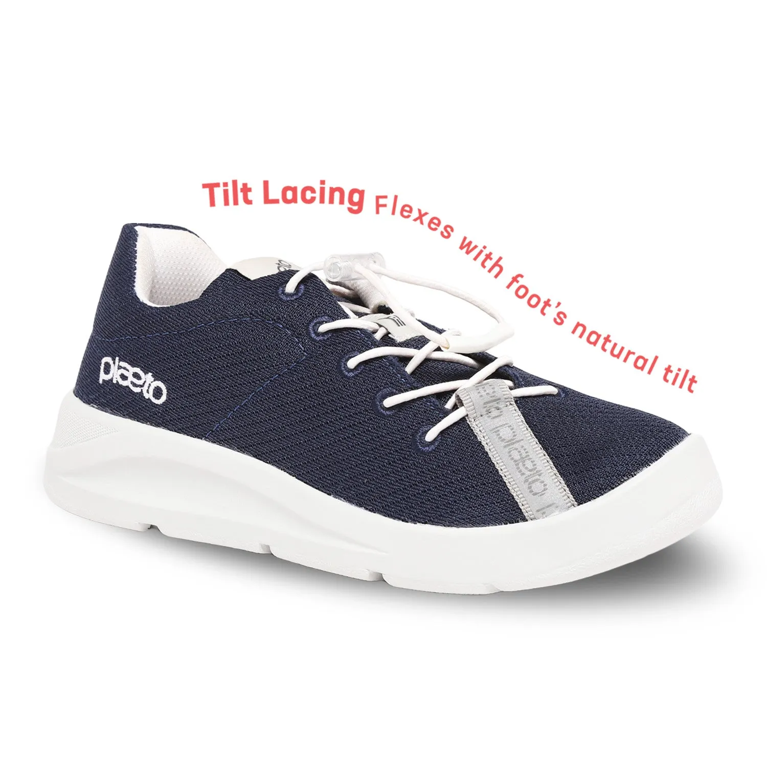Ace Kids Sports Shoes - Navy Blue / Grey