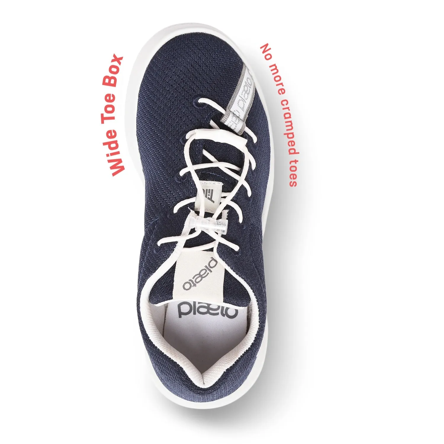 Ace Kids Sports Shoes - Navy Blue / Grey