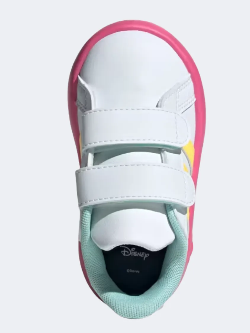 Adidas Grand Court Minnie Girls Sportswear Shoes White/Spark/Magenta