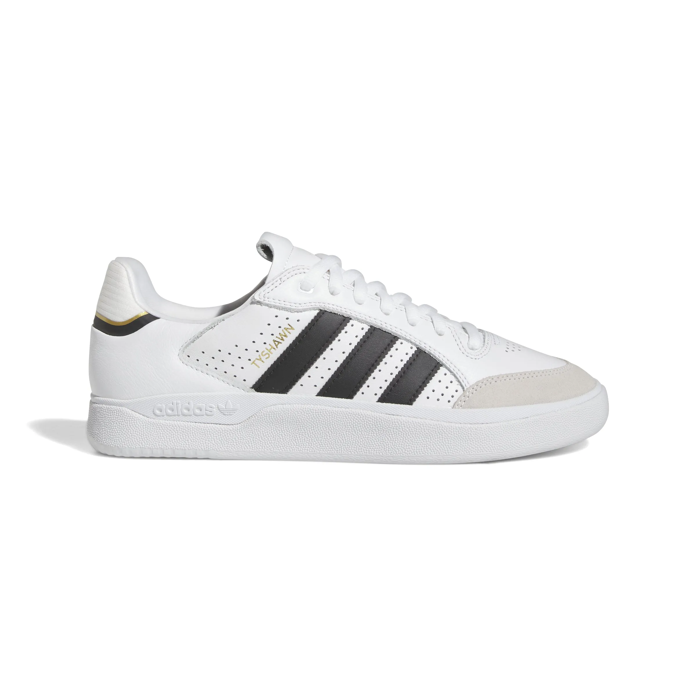 Adidas - Tyshawn Low in Cloud White/Core Black/Gold Metallic