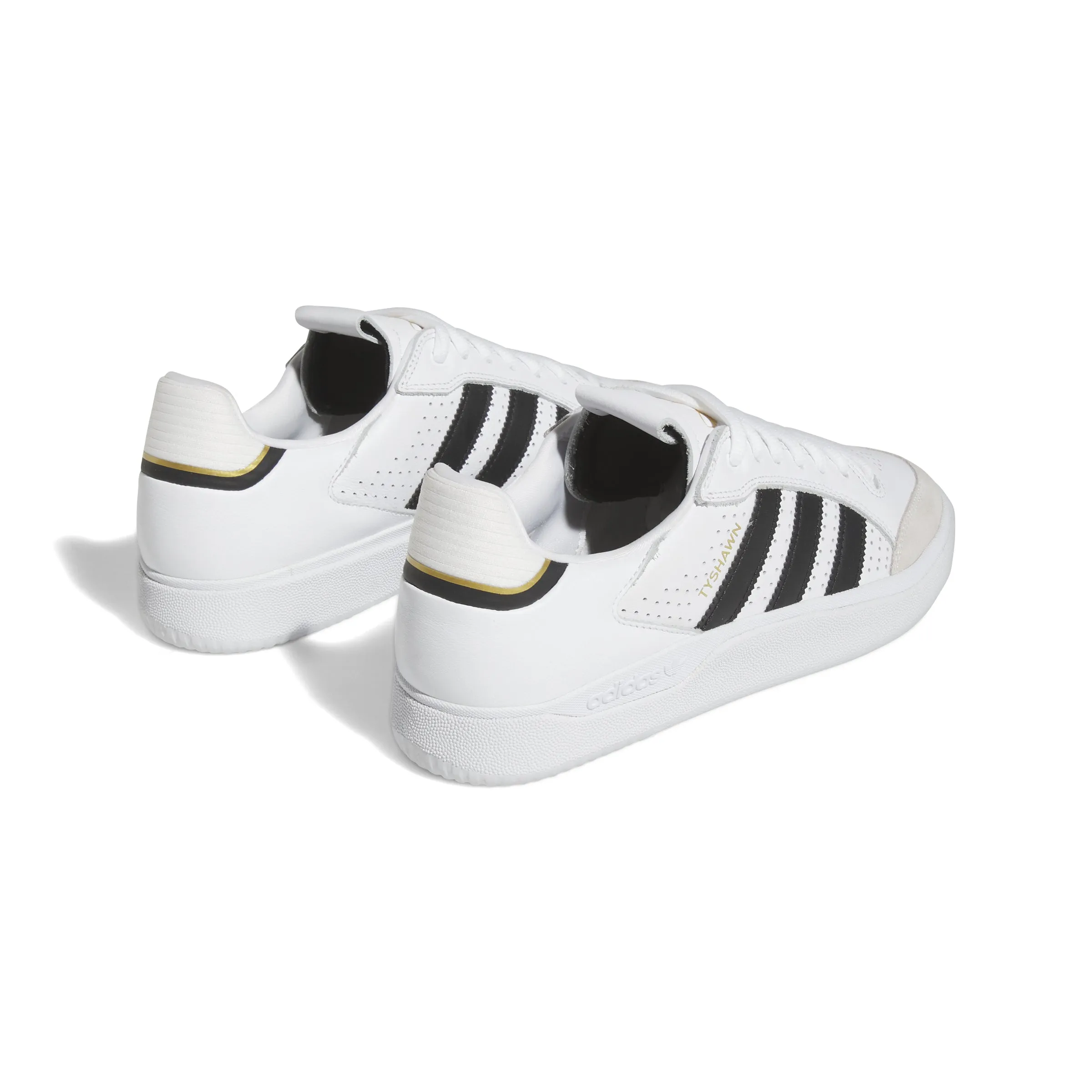 Adidas - Tyshawn Low in Cloud White/Core Black/Gold Metallic