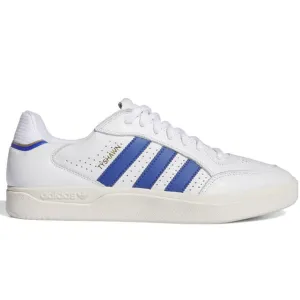 Adidas Tyshawn Low Skateboard Shoe - White/Royal Blue/Chalk White
