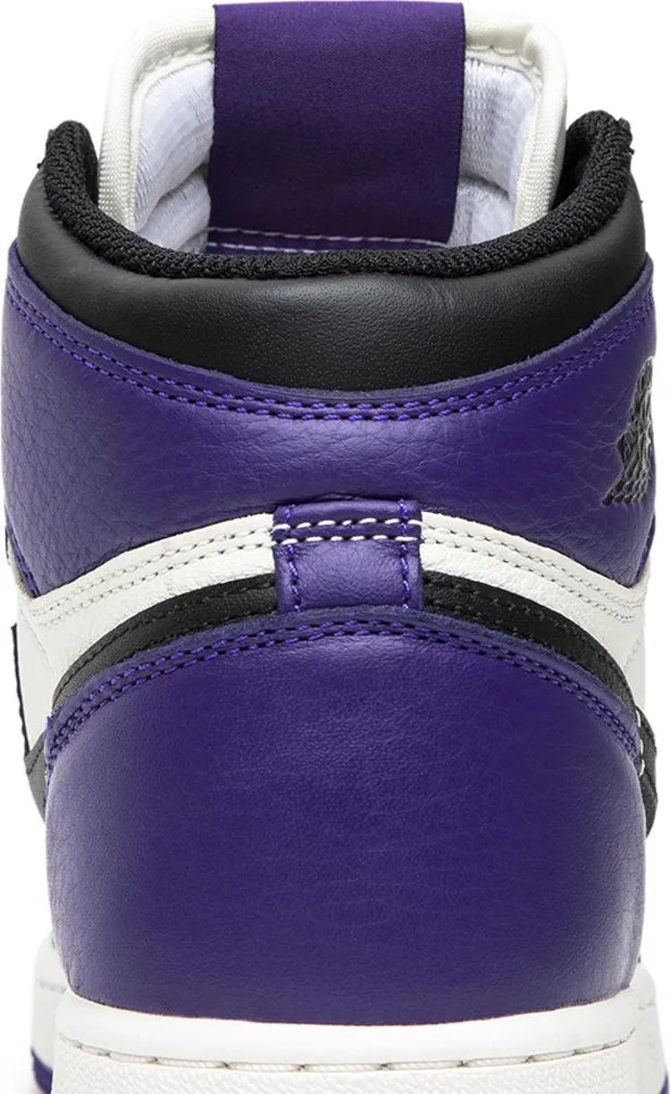 Air Jordan 1 Retro High OG GS Court Purple sneakers, purple