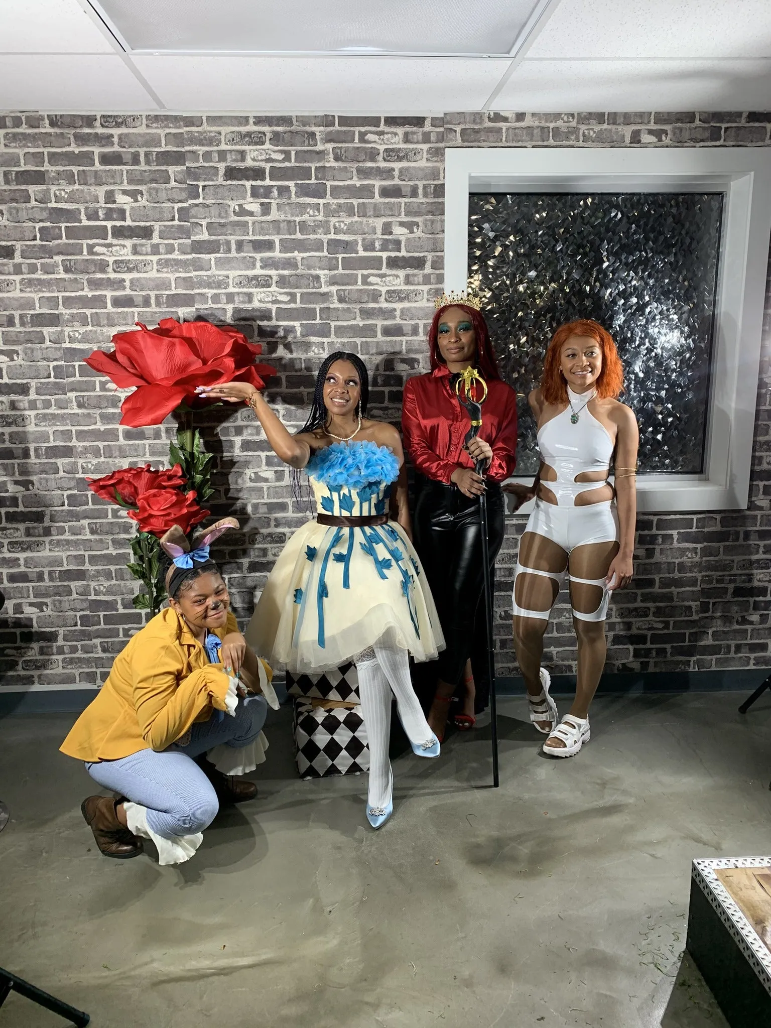 Alice in Wonderland Inspired Party Dress (Custom Made)