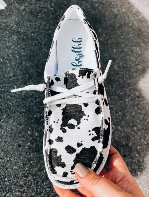Amozae Summer Women Sneakers White Leopard Canvas Shoes Fashion Vulcanize Flats Ladies Loafers Female Sports Shoes Casual Trainers