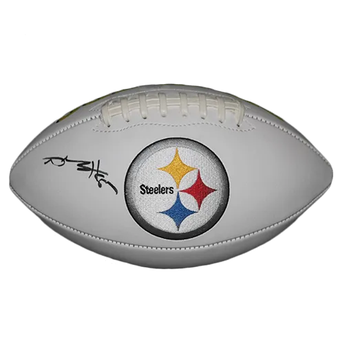 Antonio Brown Pittsburgh Steelers Autographed Full Size Logo Football (JSA)