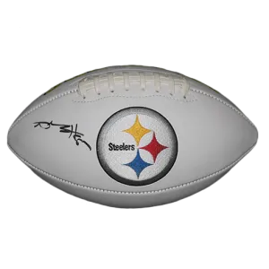 Antonio Brown Pittsburgh Steelers Autographed Full Size Logo Football (JSA)