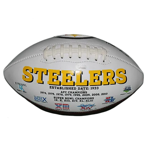 Antonio Brown Pittsburgh Steelers Autographed Full Size Logo Football (JSA)