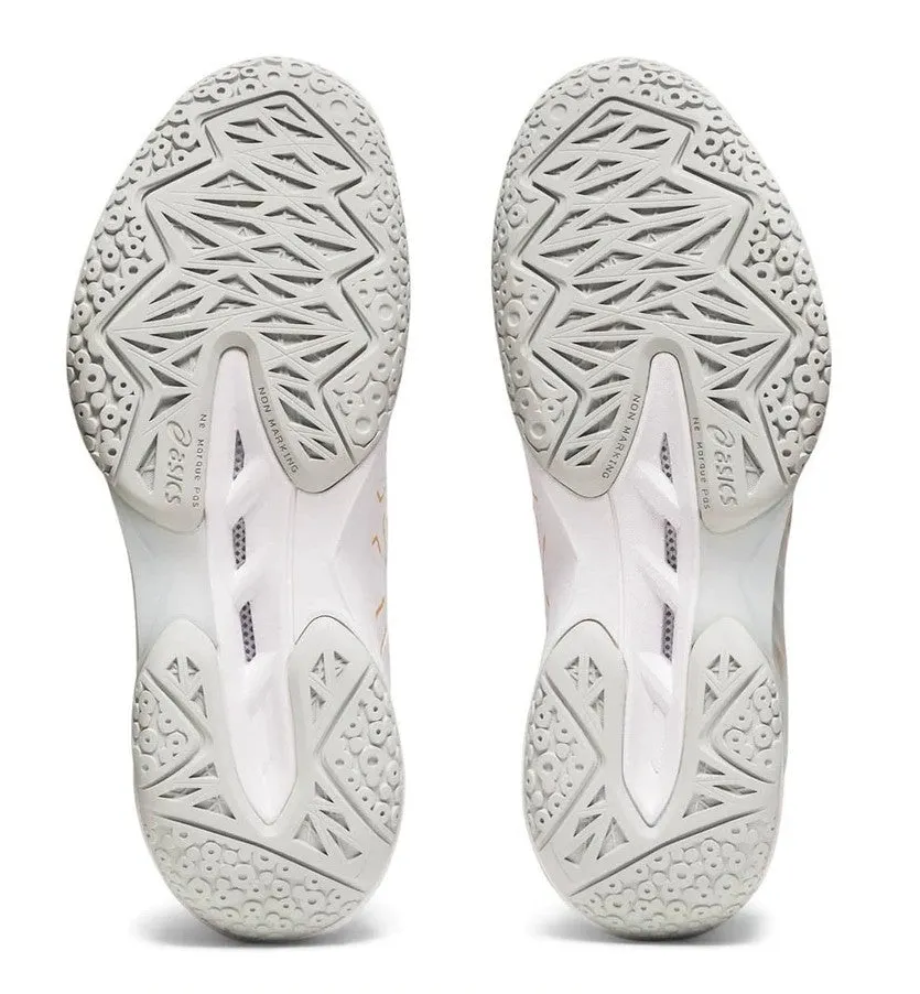 Asics Blast FF 2 Women's Court Shoe White/Champagne