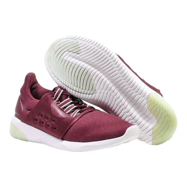ASICS Sneaker Trainers Maroon Synthetic Womens UK 5