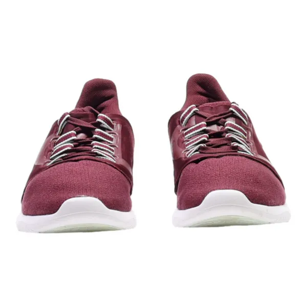 ASICS Sneaker Trainers Maroon Synthetic Womens UK 5
