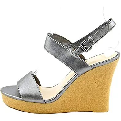 Athena Alexander Beryl Open Toe Casual Platform, Pewter (Women)