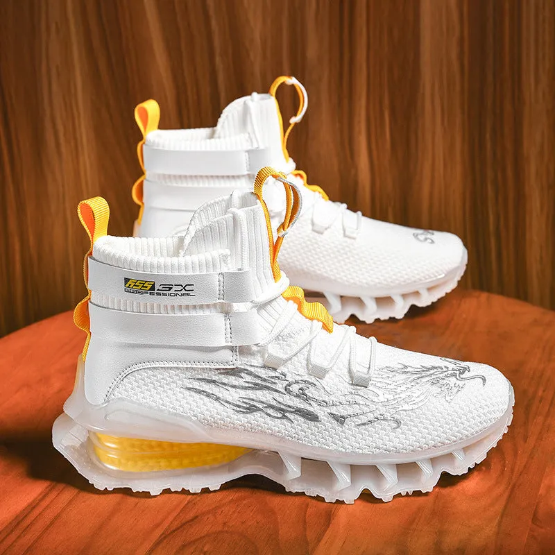 Autumn And Winter New Popcorn Combination Bottom Blade Shoes Ins Trend Daddy Casual Sneakers