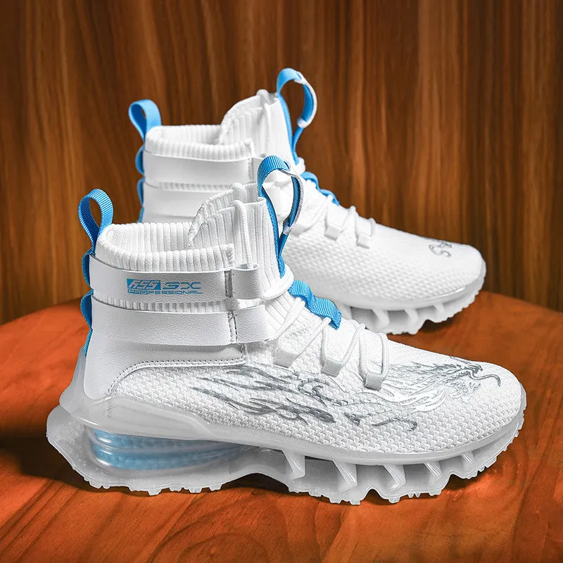 Autumn And Winter New Popcorn Combination Bottom Blade Shoes Ins Trend Daddy Casual Sneakers