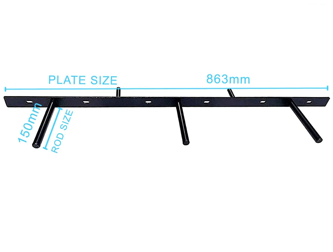 B&Z Invisible Hidden Floating Wall Shelf Brackets Extremely Heavy Duty Long Concealed Invisible Hidden