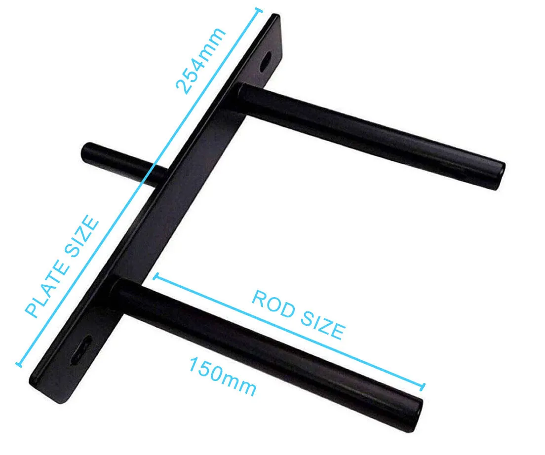 B&Z Invisible Hidden Floating Wall Shelf Brackets Extremely Heavy Duty Long Concealed Invisible Hidden