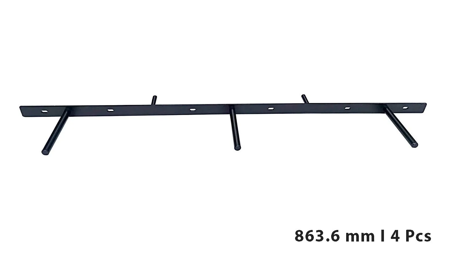 B&Z Invisible Hidden Floating Wall Shelf Brackets Extremely Heavy Duty Long Concealed Invisible Hidden