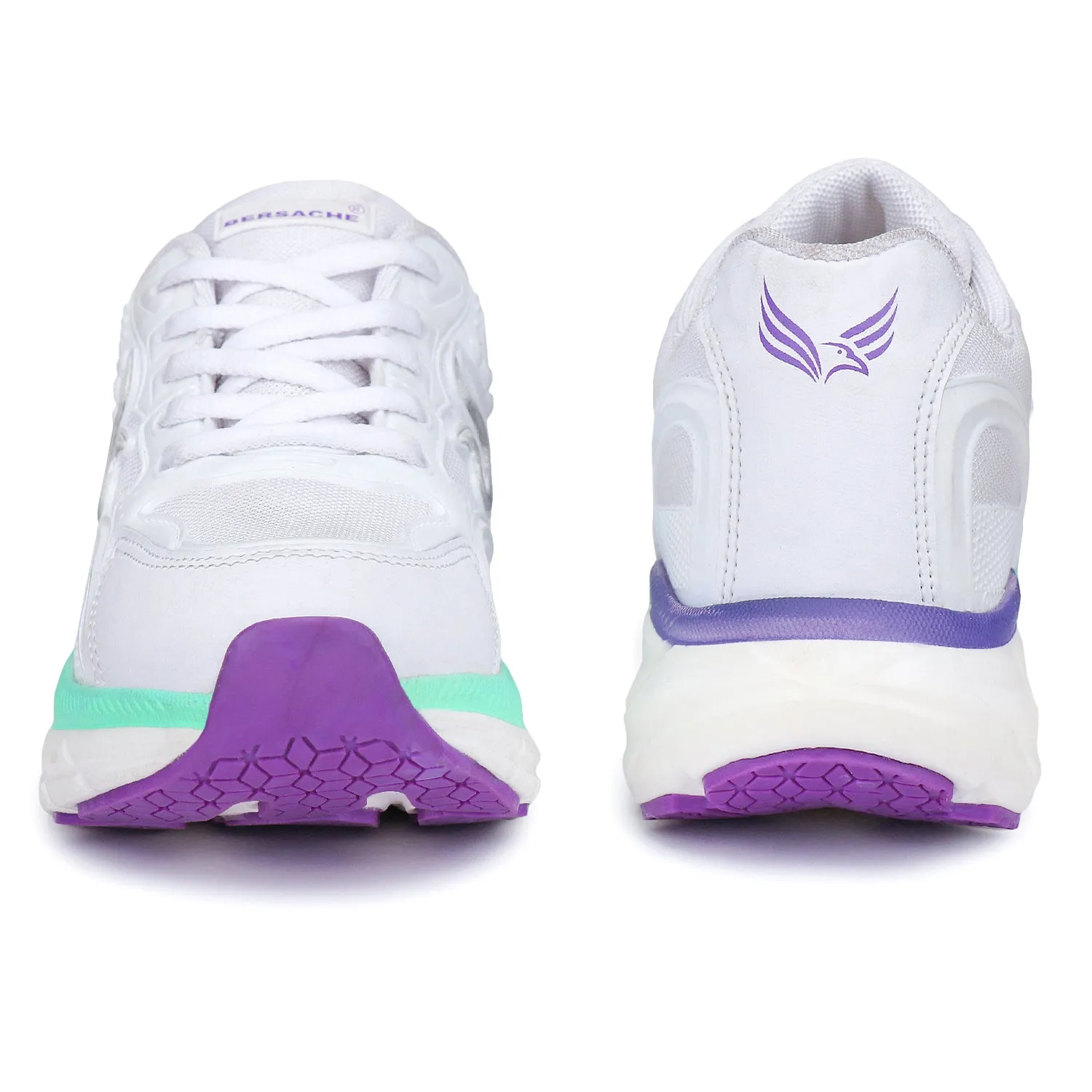 Bersache Sneaker, Loafers ,Casual with extra comfort sneakers for Women (White-9105)