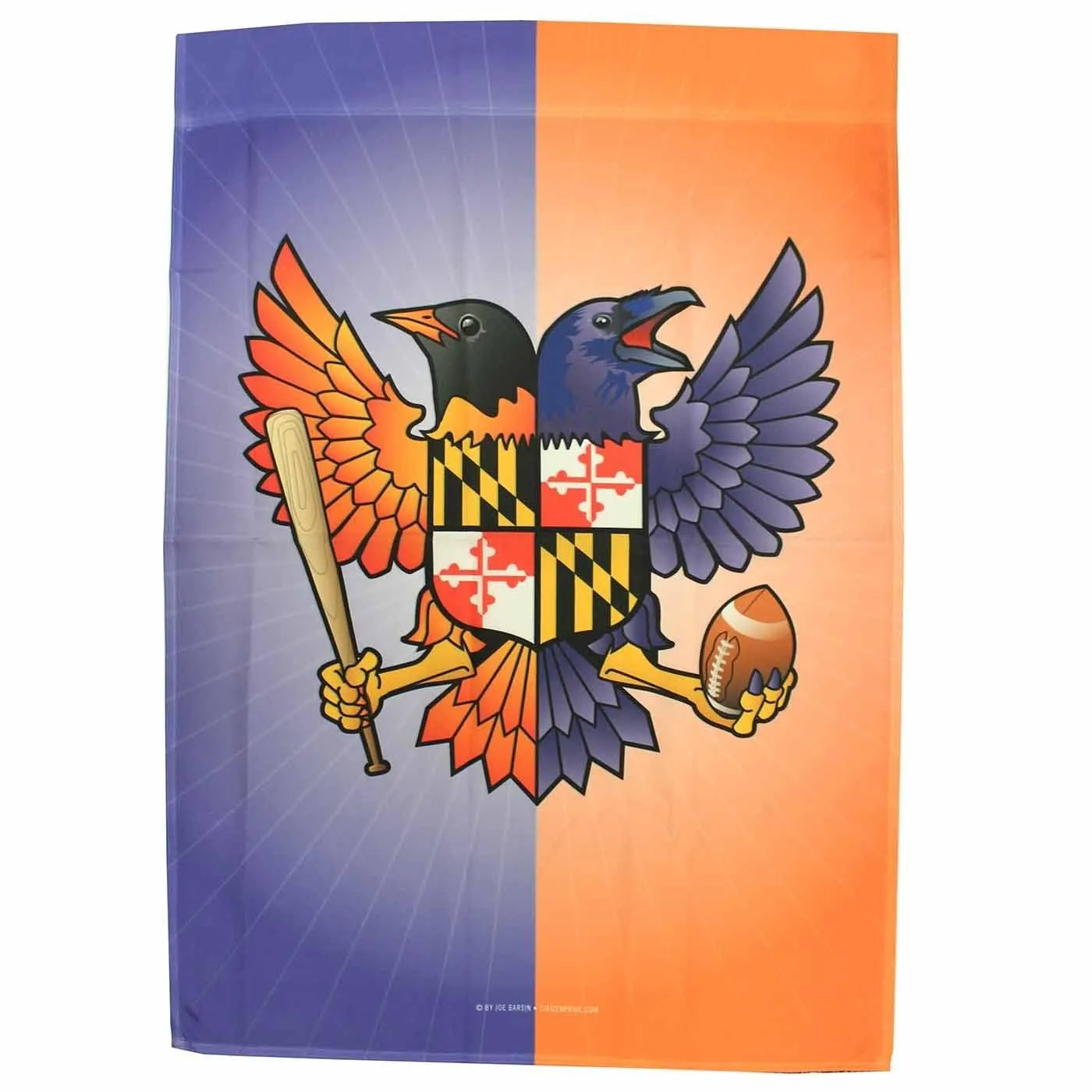 Birdland Shield / Garden Flag
