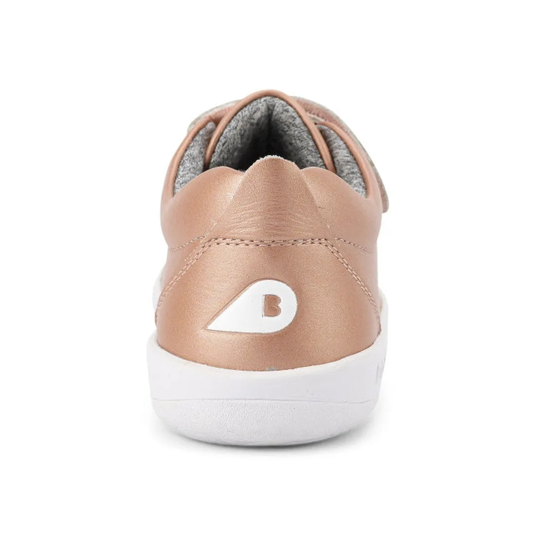 Bobux Kids   Plus Grass Court Rose Gold Velcro Trainers 832455