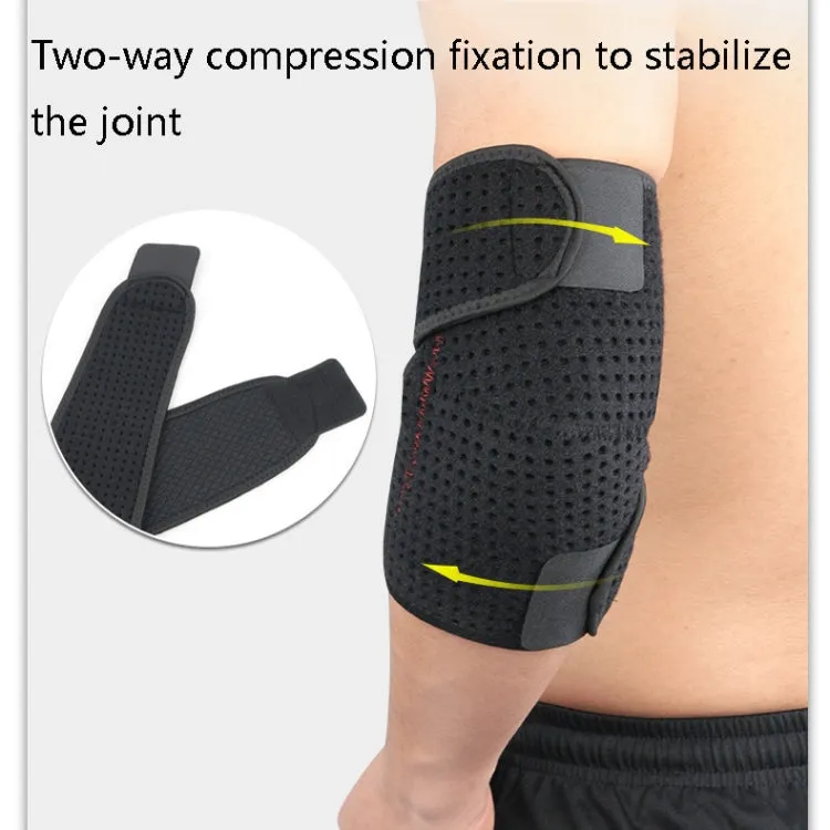 Breathable Winding Support Arm Sleeve Outdoor Basketball Tennis Fitness Sports Protective Gear(Black)