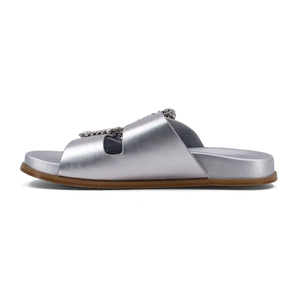 Bridget Rhinestone Slide Sandals