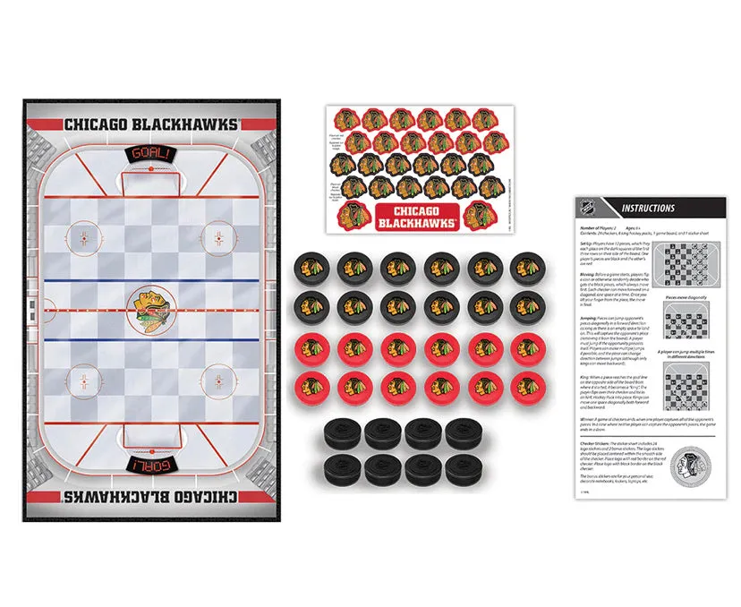 checkers - cubs, bears, blackhawks