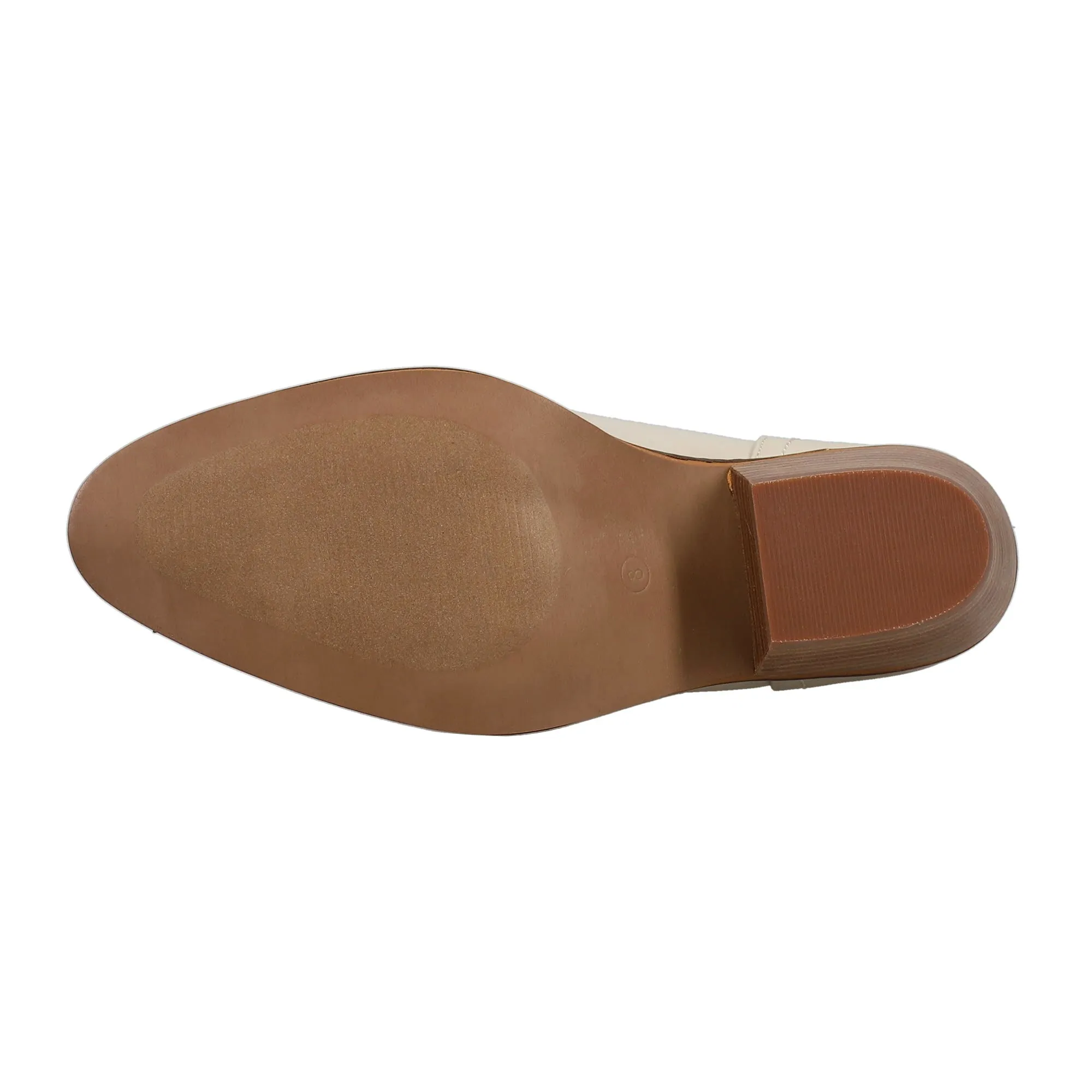 Crackling Pointed Toe Pull On Booties