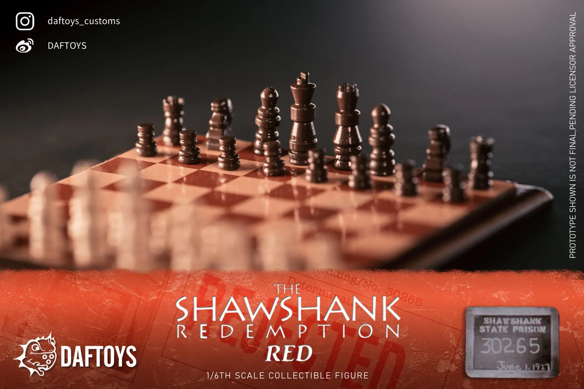 Daftoys F020 The Shawshank Redemption Ellis Boyd Redding (Red) 1/6 figure set