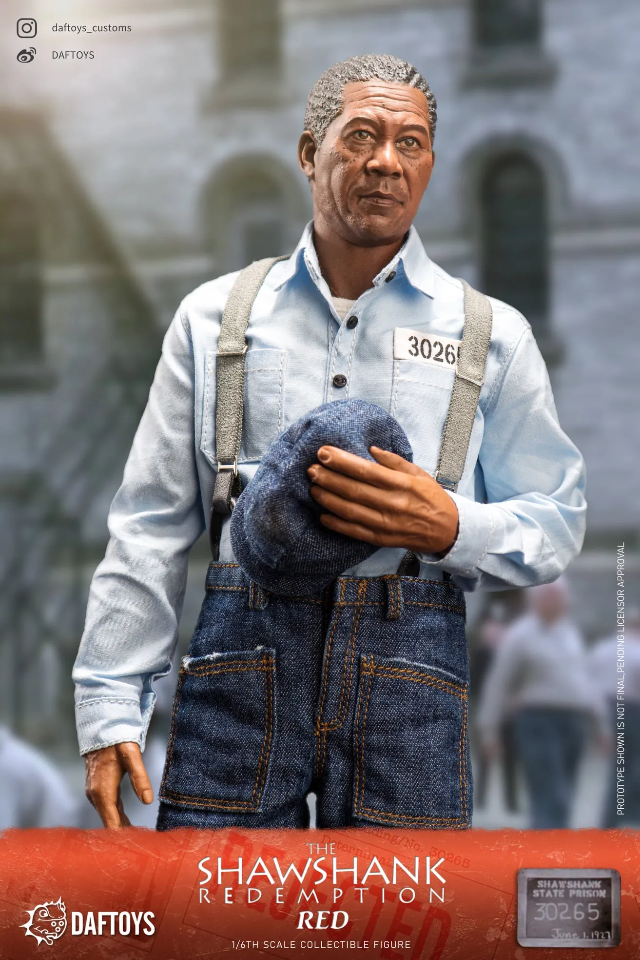Daftoys F020 The Shawshank Redemption Ellis Boyd Redding (Red) 1/6 figure set