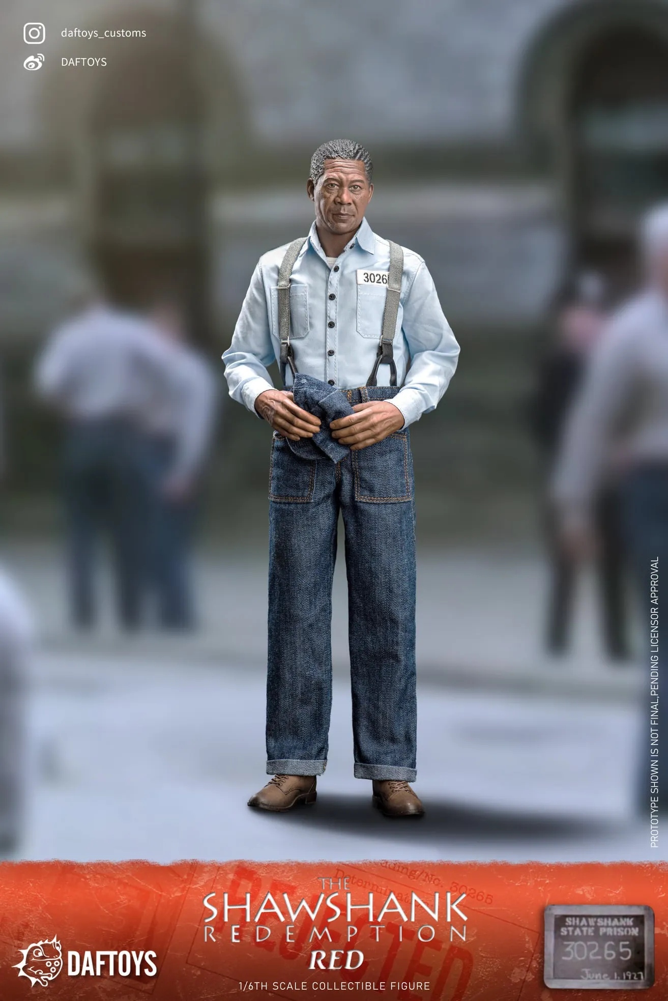 Daftoys F020 The Shawshank Redemption Ellis Boyd Redding (Red) 1/6 figure set