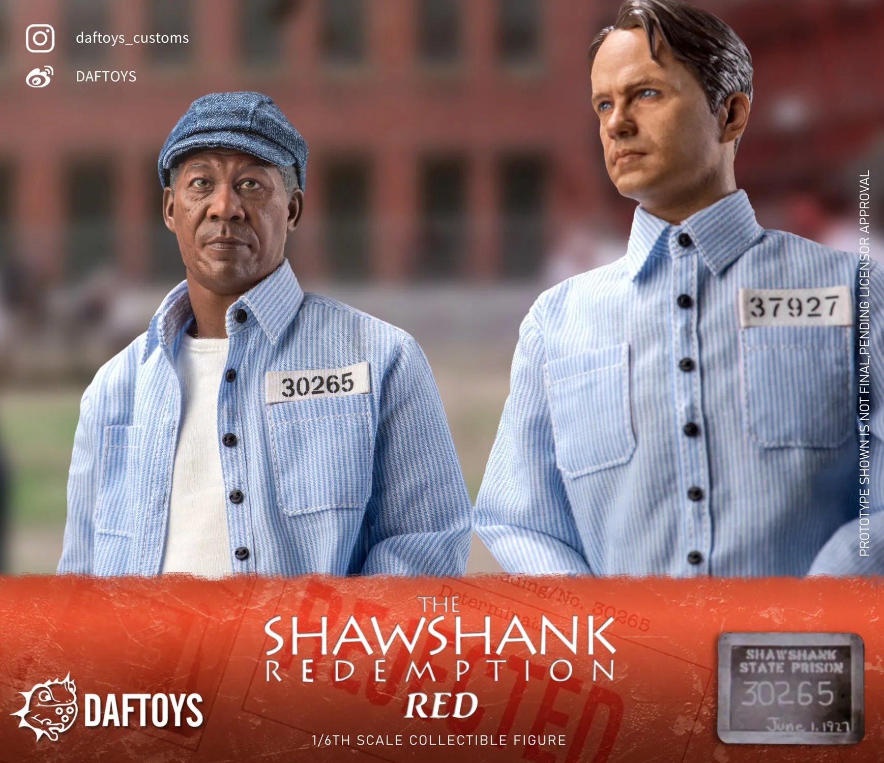 Daftoys F020 The Shawshank Redemption Ellis Boyd Redding (Red) 1/6 figure set