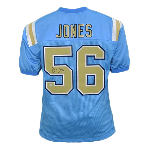 Datone Jones Bruins Autographed Football Jersey Blue(JSA)