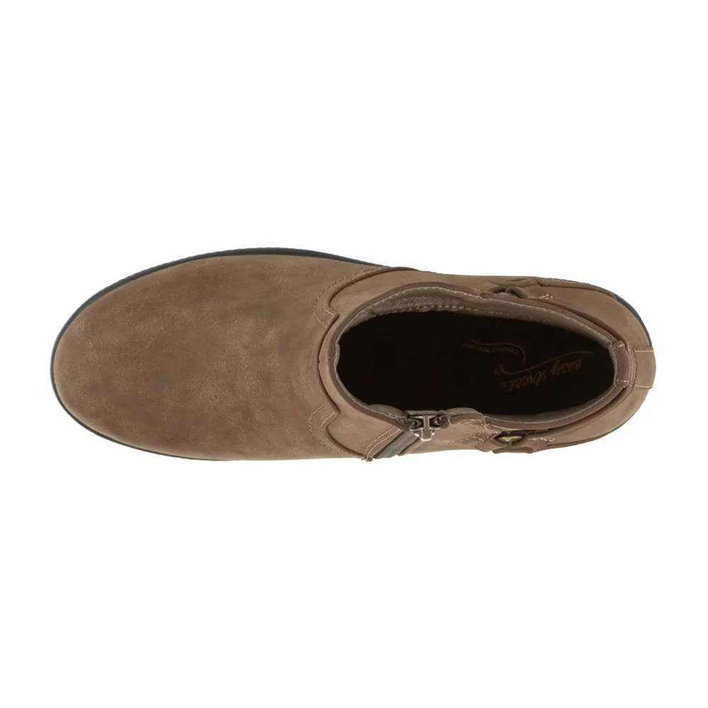 Dawnta Round Toe Zippered Booties
