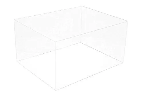 Deluxe Acrylic Clear Basketball Shoe Display Case with Black Acrylic Base (A025-DS)