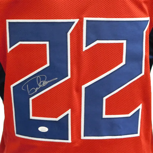 Derrick Henry Autographed Pro Style Red Football Jersey JSA