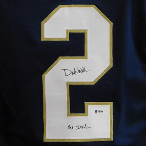 Dexter Williams Autographed Navy College Football Jersey (JSA)
