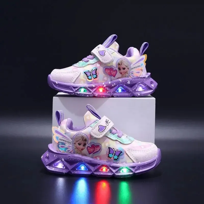 Disney LED Casual Sneakers For Girls