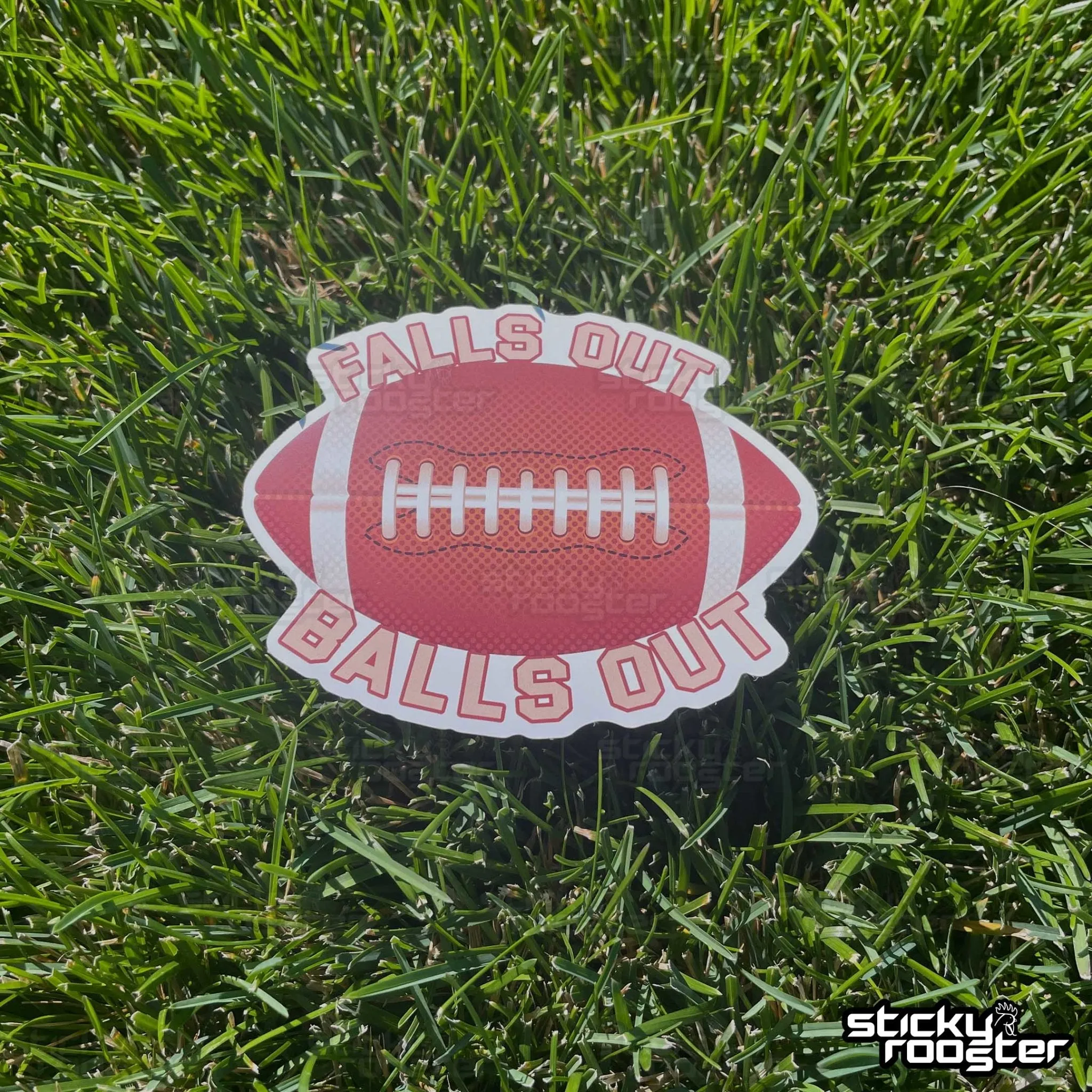 Falls Out, Balls Out sticker