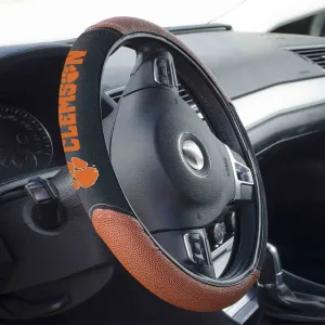 Fanmats Clemson Tigers Football Grip Steering Wheel Cover 15" Diameter