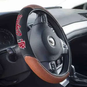 Fanmats Washington State Cougars Football Grip Steering Wheel Cover 15" Diameter
