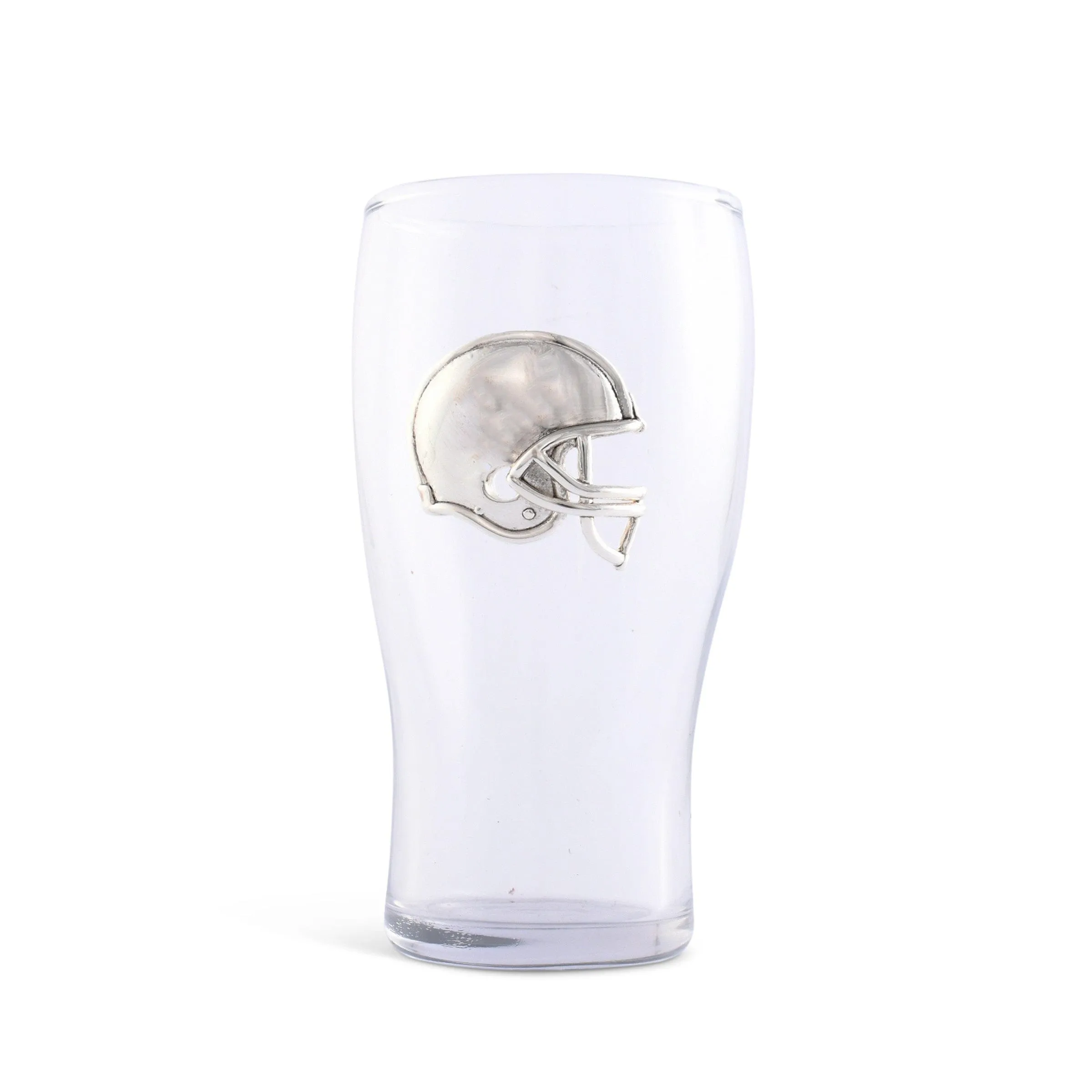 Football Beer Pint Glasses - Set of 4